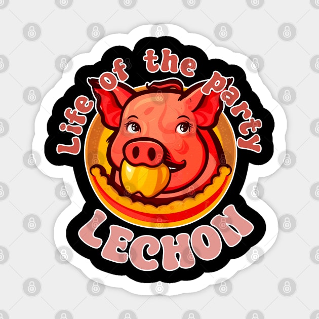 Life of the party - LECHON Sticker by Isuotmo